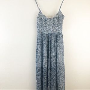 Blue Life Sample spaghetti blue flower dress S